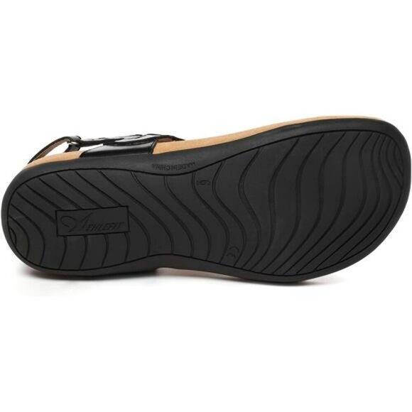 Women's Orthopedic Thong Sandals Arch Support T Strap Flat Comfort Shoes - Picture 3 of 7